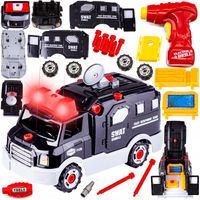 AUTO POLICJA POJAZD SWAT DO SKRĘCANIA Wkrętarka