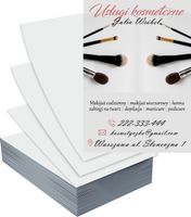 Ulotki A4 100szt reklamowe firmowe USŁUGI KOSMETYCZNE gotowe projekty