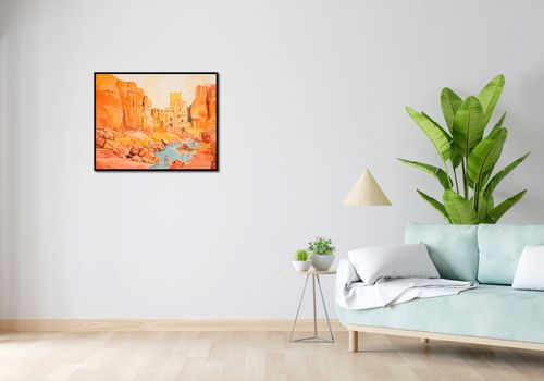 Plakat 76x60,5cm Ruiny pod Słońcem na Arena.pl