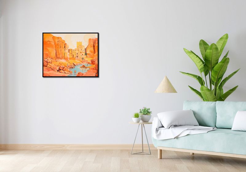 Plakat 76x60,5cm Ruiny pod Słońcem zdjęcie 4