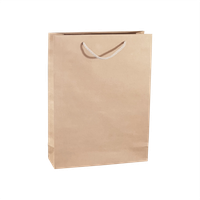 Torba papierowa , 30 x 10 x 40 cm, 15 szt. Kraftlux eko beżowa AWIH