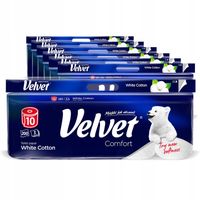 Velvet papier toaletowy White Cotton 7x 10 rolek