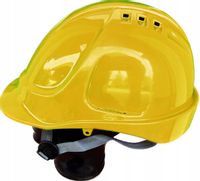 Kask Hełm Roboczy Thor Budowlany 4Pkt Żółty Yellow