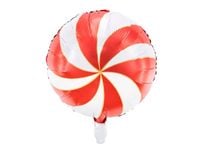 Balon foliowy "Cukierek", czerwony, 35 cm [balon z helem]