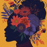 Plakat 40x40cm Botaniczna Muza