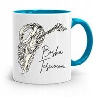 Kubek Błękitny Dla Teściowej Boska Teściowa Z Nadrukiem Ze Zdjęciem