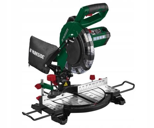 Pilarka ukosowa do drewna Z LASEREM do cięcia PARKSIDE PKS 1500 C4 na Arena.pl