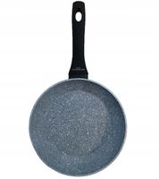 PATELNIA INDUKCJA PATELNIA 20 cm GRANITOWA GŁĘBOKA NIEPRZYWIERAJĄCA RUBIN