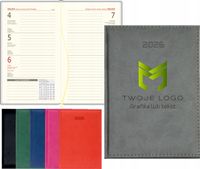 KALENDARZ A6 2026 tygodniowy TERMINARZ FIRMOWY LOGO tekst nazwa firmy 5 szt