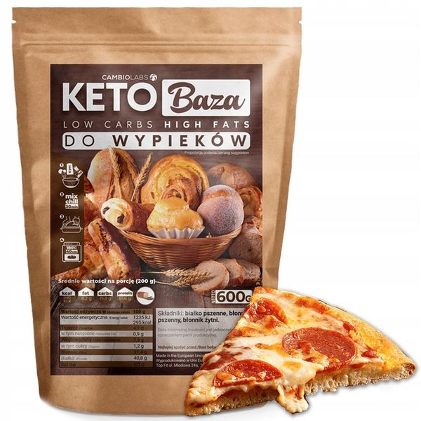 MIESZANKA KETO CHLEBOWA, BAZA DO WYPIEKÓW Chleb, pizza, bułki, pieczywo zdjęcie 1