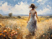 Plakat 100x75cm Podmuch Lata