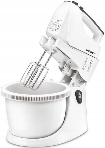 MIKSER RĘCZNY ZELMER ZHM2559 750W BIAŁY 5 POZIOMÓW MOCNY zdjęcie 1