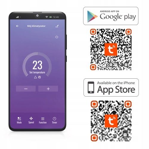 Klimatyzator przenośny WiFi 3w1 2,6kW Sotra cichy osuszacz na Arena.pl