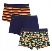 Majtki Bokserki Chłopięce Młodzieżowe Wzory Wygodne 3-PAK MORAJ 104-110