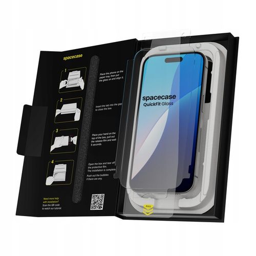 SZKŁO HARTOWANE DO IPHONE 16 PRO SZYBKA Z APLIKATOREM QUICKFIT - 2 SZTUKI na Arena.pl