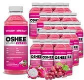 30x OSHEE Vitamin Water witaminy i minerały winogrona - dragonfruit 555 ml