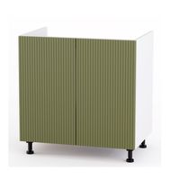 AUSTIN KU-DZ80 Szafka 80 cm dolna fronty MDF frezowane pionowo