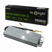 ZASILACZ HERMETYCZNY ECO LIGHT EC20429 PREMIUM 60W 24V