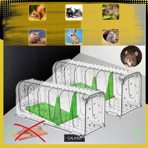 ŻYWOŁAPKA NA MYSZY 2 SZT Pułapka Łapka Szczury Pułapki Łapki 2X na Arena.pl