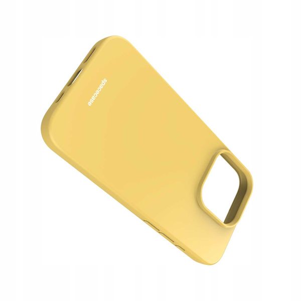 Spacecase Silicone Case Iphone 15 Pro Yellow zdjęcie 8