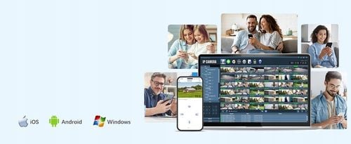 KAMERA ZEWNĘTRZNA IP Z KARTĄ SIM 3G 4G LTE GSM PTZ PODWÓJNY OBIEKTYW 6×ZOOM na Arena.pl