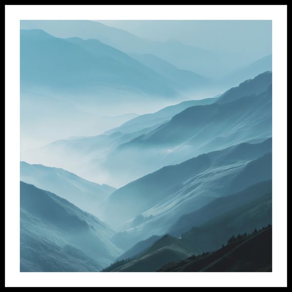 Plakat 50x50cm Między Chmurami zdjęcie 3