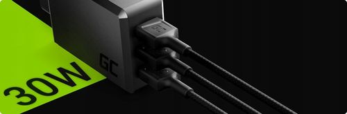 Green Cell Szybka Ładowarka Sieciowa 30W 3x USB 2.4A zasilacz do telefonu na Arena.pl