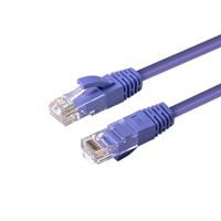 MicroConnect U/UTP CAT6 0.3M Purple LSZH