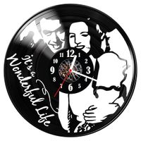 Zegar ścienny z płyty winylowej It's a wonderful life 1629.14