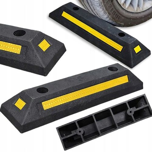 OGRANICZENIE SEPARATOR PARKINGOWY OGRANICZNIK NAJAZD SAMOCHODOWY + ŚRUBY na Arena.pl