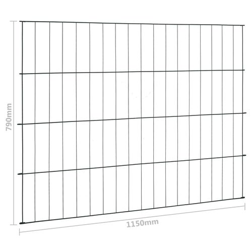Płotek ogrodowy, 115 x 79 cm, zielony na Arena.pl