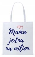 Dla Mamy Mamusi Prezent Torba Eco Biała Shopper Z Nadrukiem Ze Zdjęciem