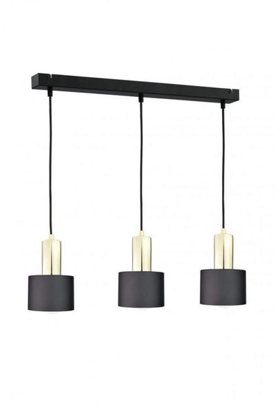 Lampa wisząca 3xE27 LUCE BLACK GOLD zdjęcie 5