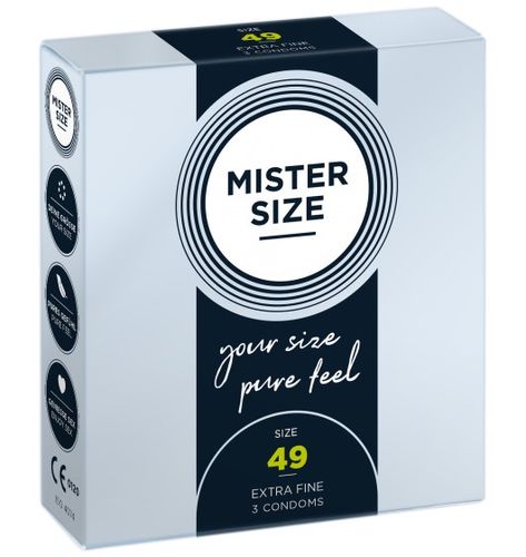 Mister.size 49 Mm Condoms 3 Pieces na Arena.pl