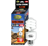 REPTILE NOVA Żarówka 13W UVB 15.0 EXTRASTRONG do terrarium pustynnego E27