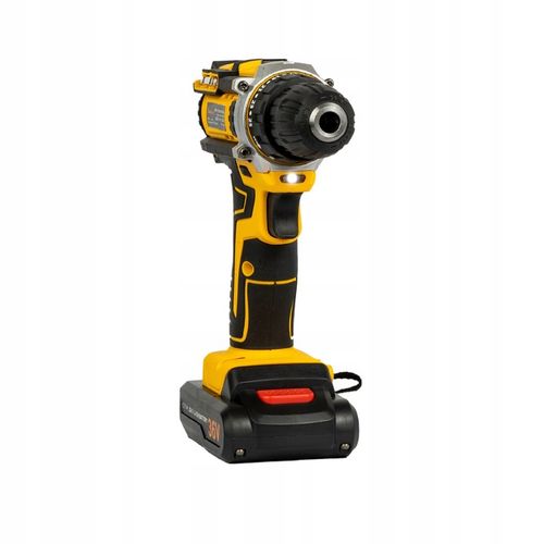 WIERTARKO-WKRĘTARKA AKUMULATOROWA 21V ŻÓŁTA + 2 AKUMULATORY 2.0Ah W na Arena.pl