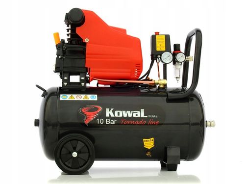 PROFESJONALNY 10Bar KOMPRESOR 50L olejowy tłokowy sprężarka pompa na Arena.pl