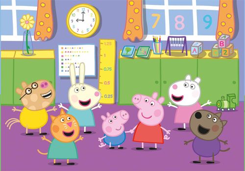 !!! CLE puzzle 2x60 SuperKolor Swinka Peppa 24793 na Arena.pl