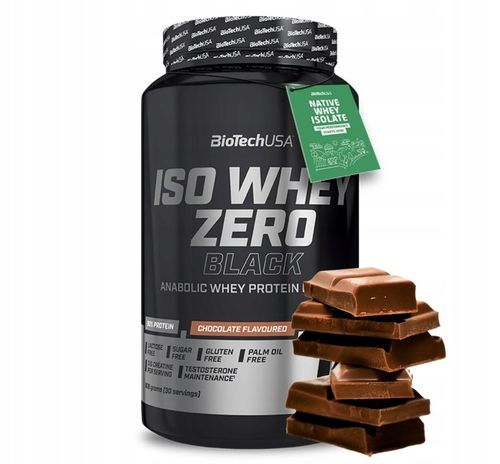 BioTech Iso Whey Zero Black Białko 908g Czekolada na Arena.pl
