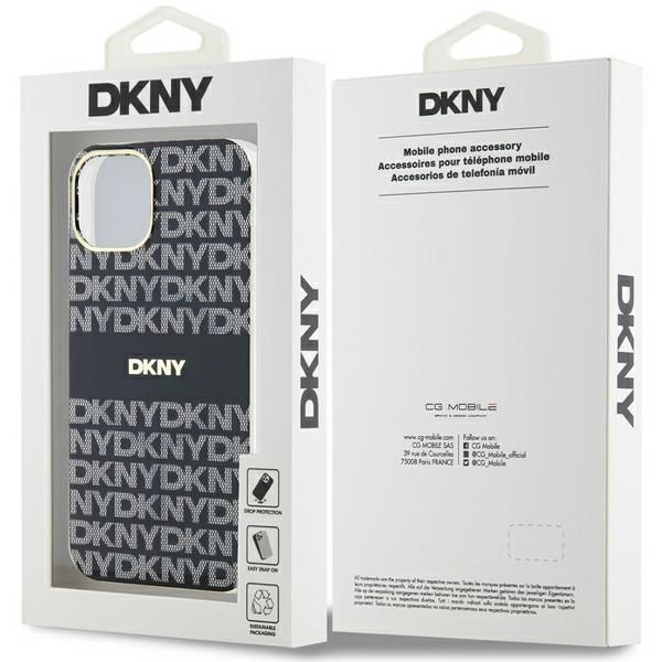 Etui DKNY do iPhone 15, iPhone 14, iPhone 13, Czarny, MagSafe zdjęcie 8