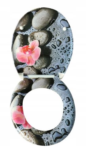 DESKA WC KLOZETOWA SEDESOWA WOLNOOPADAJĄCA KOLOROWA KAMIEŃ STORCZYK ESTIVA na Arena.pl