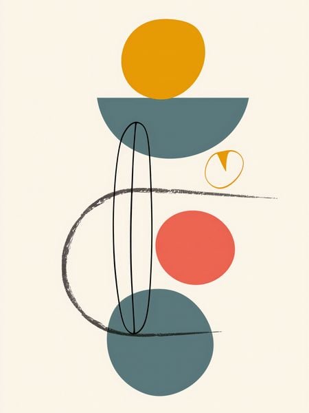 Plakat 60x80cm Równe Kompozycje zdjęcie 1