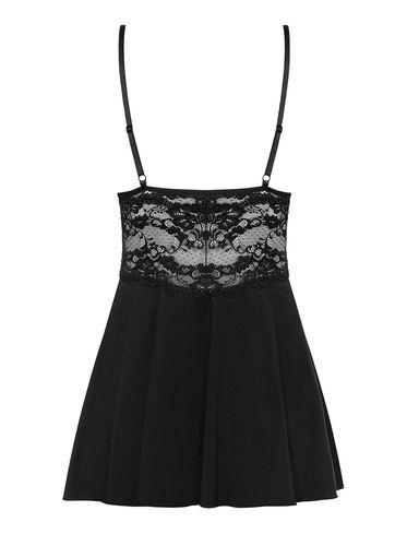 czarna sex koszulka stringi komplet obsessive l/xl na Arena.pl