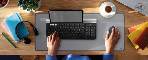 PODKŁADKA LOGITECH Studio Series na biurko - MID GREY na Arena.pl