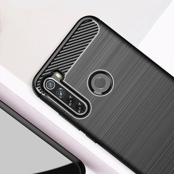 Wytrzymałe etui Back Case Carbon do Xiaomi Redmi Note 8T czarny zdjęcie 4