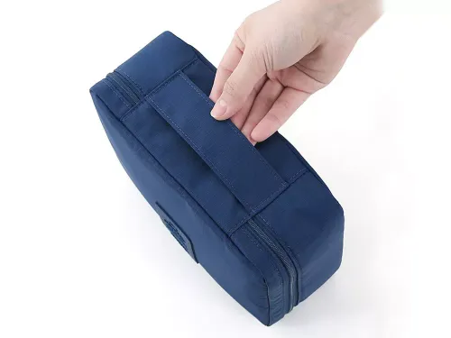 Kosmetyczka podróżna organizer turystyczny granat na Arena.pl