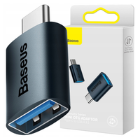 adapter baseus ingenuity series z usb-c do usb-a 10gb/s - niebieski