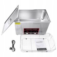 Profesjonalna MYJKA ultradźwiękowa WANNA 30L stal nierdzewna reg temp czas