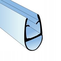 USZCZELKA DO KABINY PRYSZNICOWEJ BOCZNA PIONOWA 5 6 MM 200 CM 2 M