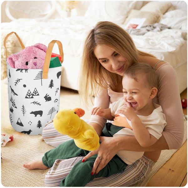 Kosz na zabawki Nukido - biały zdjęcie 6